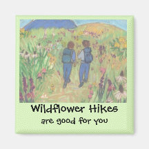 Wildflower Hikes Refrigerator Magnets