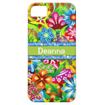 Wildflowers In Vivid Colours Personalised