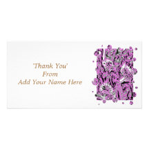 WILDFLOWERS PERSONALIZED PHOTO CARD