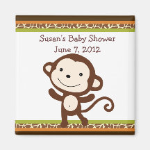 Wildlife Monkey Magnet/Keepsake/ Favour