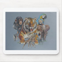 Wildlife Safari Portrait Mousepads