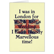 Will & Kate's Wedding Greeting Card