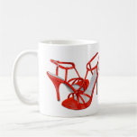 "Will work for shoes" coffee mug