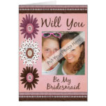 Will You Be My Bridesmaid Card-Personalised