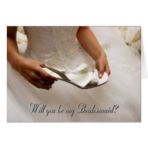 Will you be my bridesmaid? greeting card