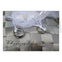 Will you be my bridesmaid? greeting cards