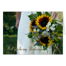 Will you be my Bridesmaid Greeting Cards
