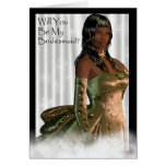 Will You Be My Bridesmaid Greeting Cards