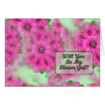 Will You Be My Flower Girl? Greeting Card