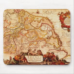 Willem Janszoon Blaeu Old German Map Collection Mousepads