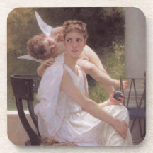 William Adolphe Bouguereau art Drink Coasters