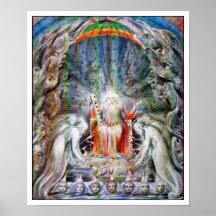 William Blake: Before the Divine Throne Posters