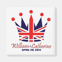 William & Catherine Royal Wedding Magnet