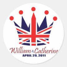 William & Catherine Royal Wedding Sticker