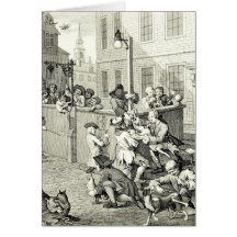 William Hogarth Art Greeting Card