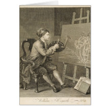 William Hogarth Art Greeting Card