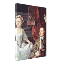 William Hogarth - Graham children Detail Gallery Wrap Canvas