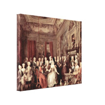 William Hogarth - Meeting House in Wanstead Stretched Canvas Prints