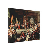 William Hogarth - The Banquet Canvas Print