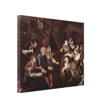 William Hogarth - The Prison Canvas Print
