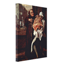 William Hogarth - The roast beef of Old England Canvas Prints