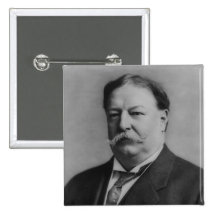 William Howard Taft Pinback Buttons