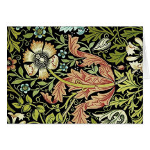 William Morris Flower design Cards