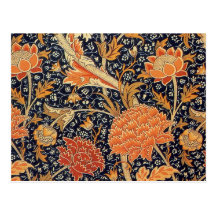 William Morris Wallpaper Cray Design Postcard