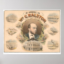 William Ralston, President of Bank of CA. (1384A) Print