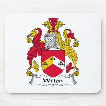 Wilton Family Crest Mouse Mats