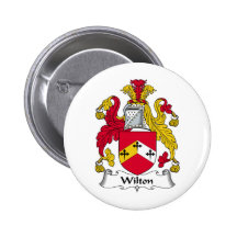 Wilton Family Crest Pinback Button