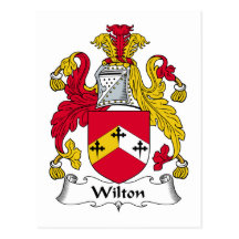 Wilton Family Crest Post Cards