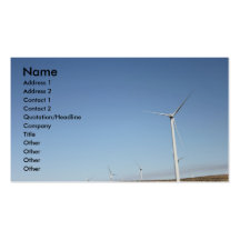Wind powered business cards