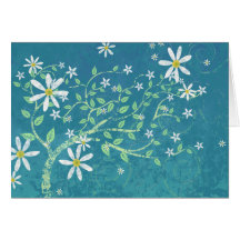 Windblown Daisies Cards