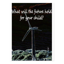 Windmills for the future generation post cards