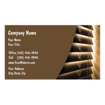 Window Fashions Business Cards