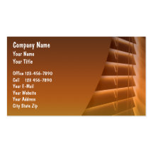 Window Fashions Business Cards