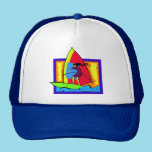 Windsurfer Ocean Sports Boat Surf Waves hats