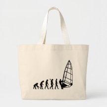 Windsurfing evolution canvas bags