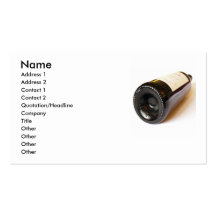 Wine Bottle Business Cards