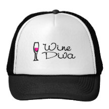 Wine Diva Mesh Hat