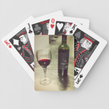 Wine Glass Playing Cards