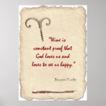 Wine is Proof Poster