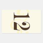 Wine Label Table Number Stickers 12 stickers