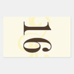 Wine Label Table Number Stickers 16 stickers
