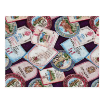 Wine Labels Post Cards