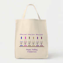 WINE LOVER-Napa Valley, CA Canvas Bag