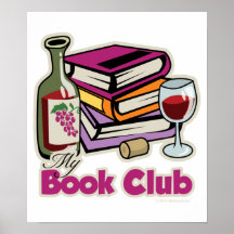 Wine: My Book Club Posters