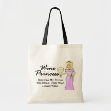 Wine Princess Shopping Bag