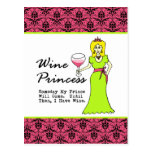 Wine Princess "Someday My Prince Will Come..." Post Card